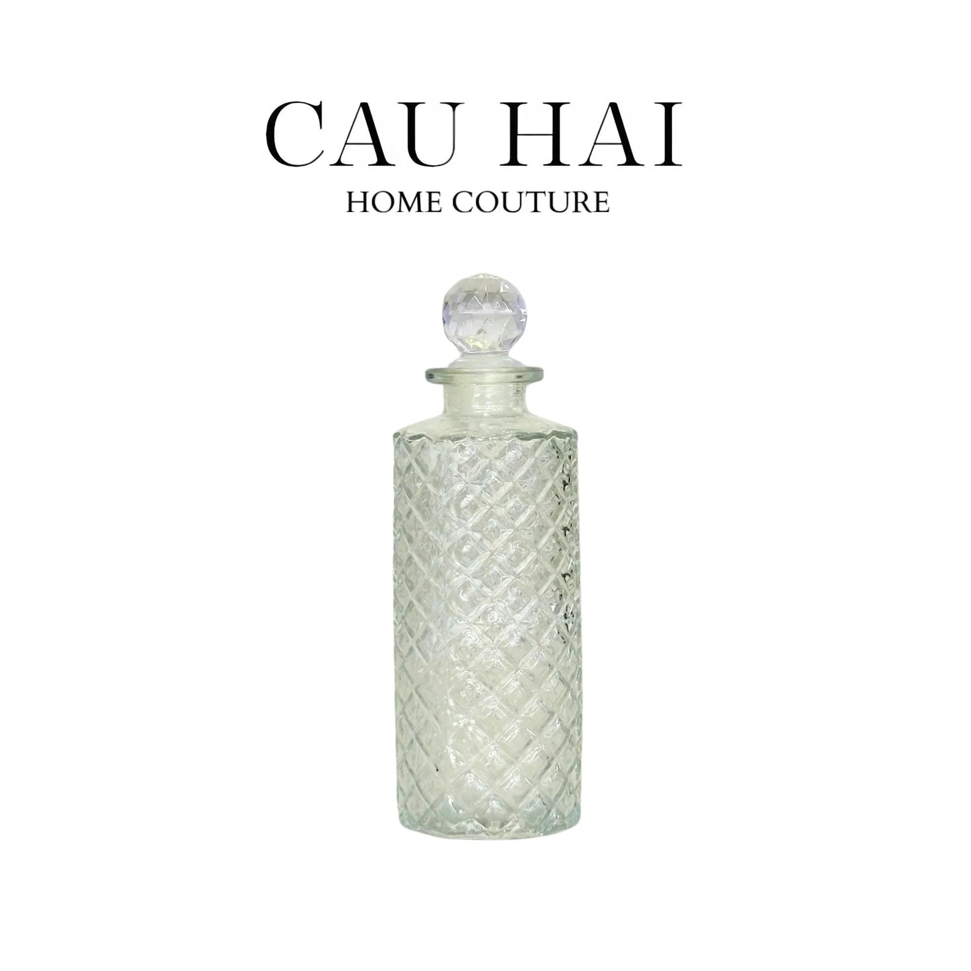 Lọ Thủy Tinh Crystal Lattice-CẬU HAI HOME DECOR