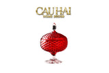 Lọ Thuỷ Tinh Lollipop Ruby Bonbonnière 16x25-Lọ kẹo Canister Bonbonnière-CẬU HAI HOME DECOR