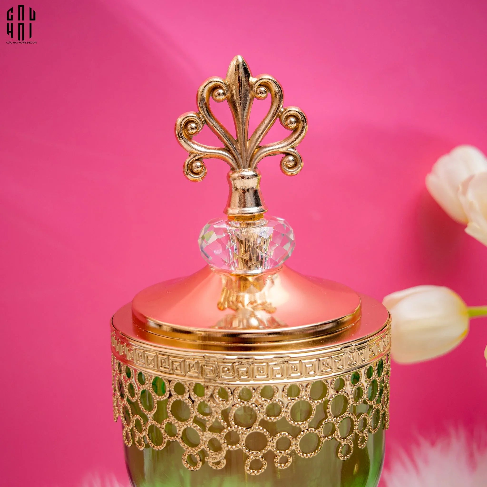 Lọ Thuỷ Tinh Miranda Ss25-CẬU HAI HOME DECOR