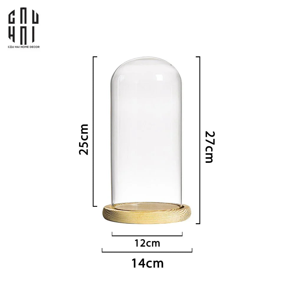 Lọ Thuỷ Tinh Victor Ss22-HŨ TRANG TRÍ-CẬU HAI HOME DECOR