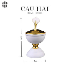 Lọ Trầm Hương Calla Flame Jar-HŨ TRANG TRÍ-CẬU HAI HOME DECOR