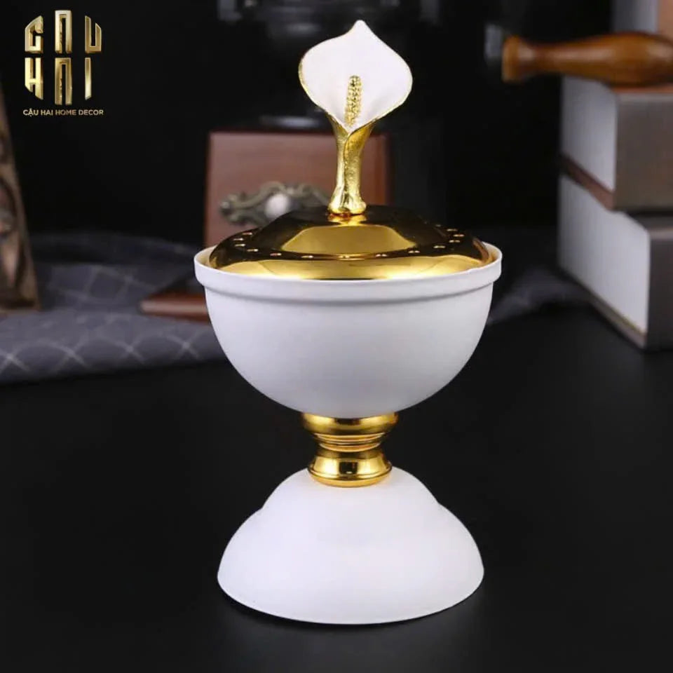 Lọ Trầm Hương Calla Flame Jar-HŨ TRANG TRÍ-CẬU HAI HOME DECOR