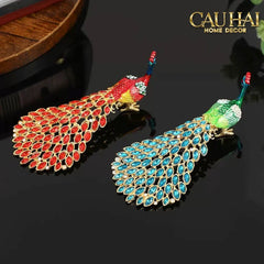 Lọ Trang Sức Khổng Tước Mini Lọ Lưu Trữ Trang Sức Jewelry Paon Box-HŨ TRANG TRÍ-CẬU HAI HOME DECOR