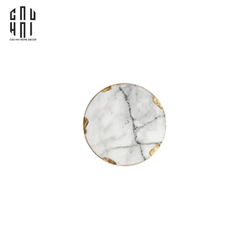 Lót Ly Đá Marble - Gold Dust 24K Prime-LY THỦY TINH-CẬU HAI HOME DECOR