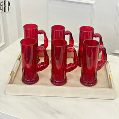 Ly Bia Thuỷ Tinh Hercules 600Ml - Red-LY THỦY TINH-CẬU HAI HOME DECOR