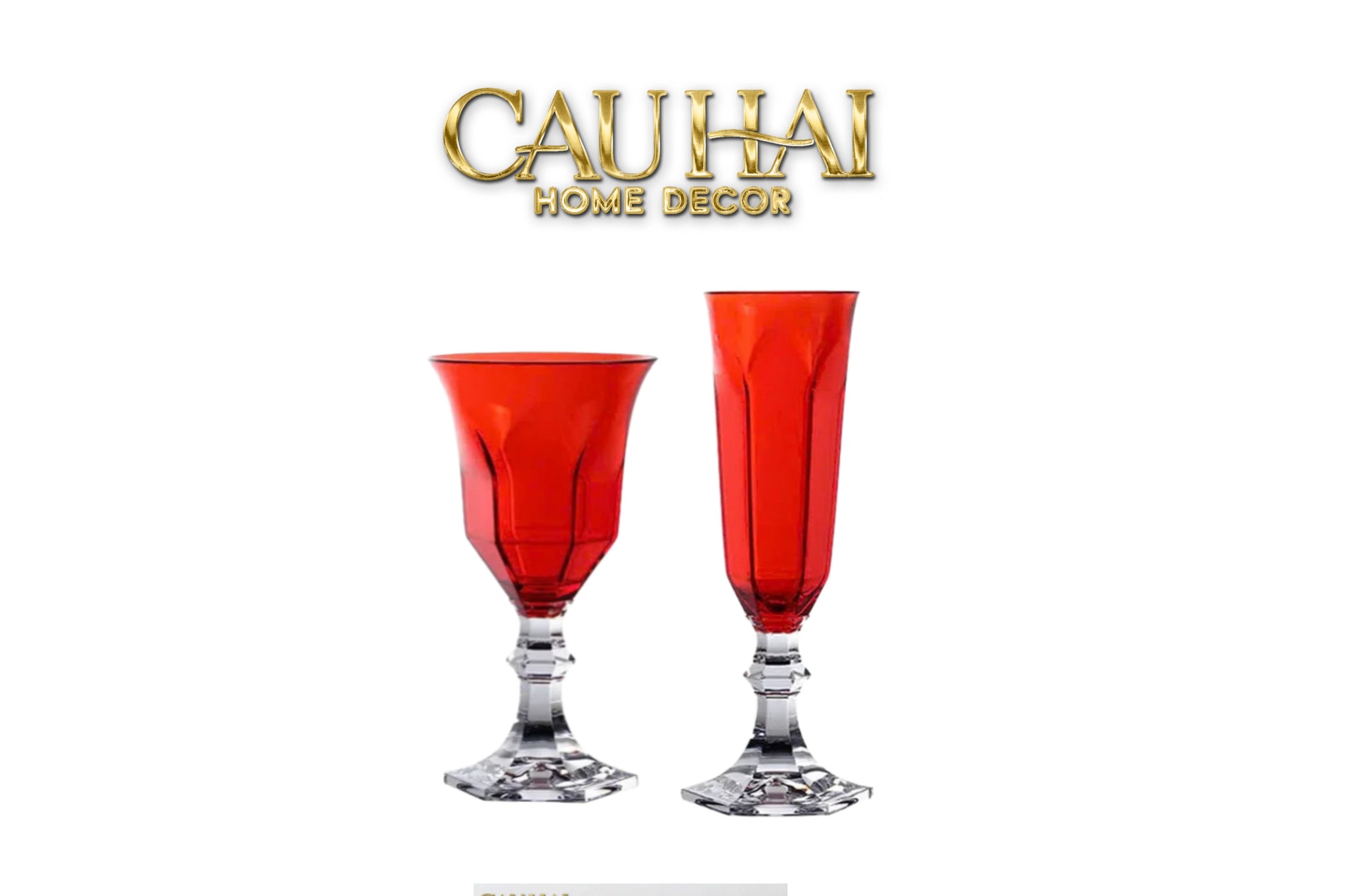 Ly Vang PP Acrylic Đỏ Alluriyyll - PP Acrylic Ruby Rouge Wines Glasses H18.5 270ML-LY THỦY TINH-CẬU HAI HOME DECOR