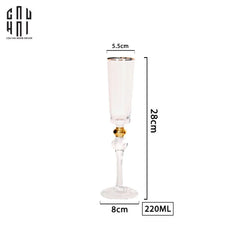 Ly Champagne Thuỷ Tinh Symphony 8x28 220ml Champagne Glasses-LY THỦY TINH-CẬU HAI HOME DECOR
