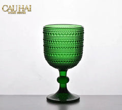 Ly Crystal Emerald Twist Cristalleries Goblet-LY THỦY TINH-CẬU HAI HOME DECOR