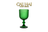 Ly Crystal Emerald Twist Cristalleries Goblet-LY THỦY TINH-CẬU HAI HOME DECOR