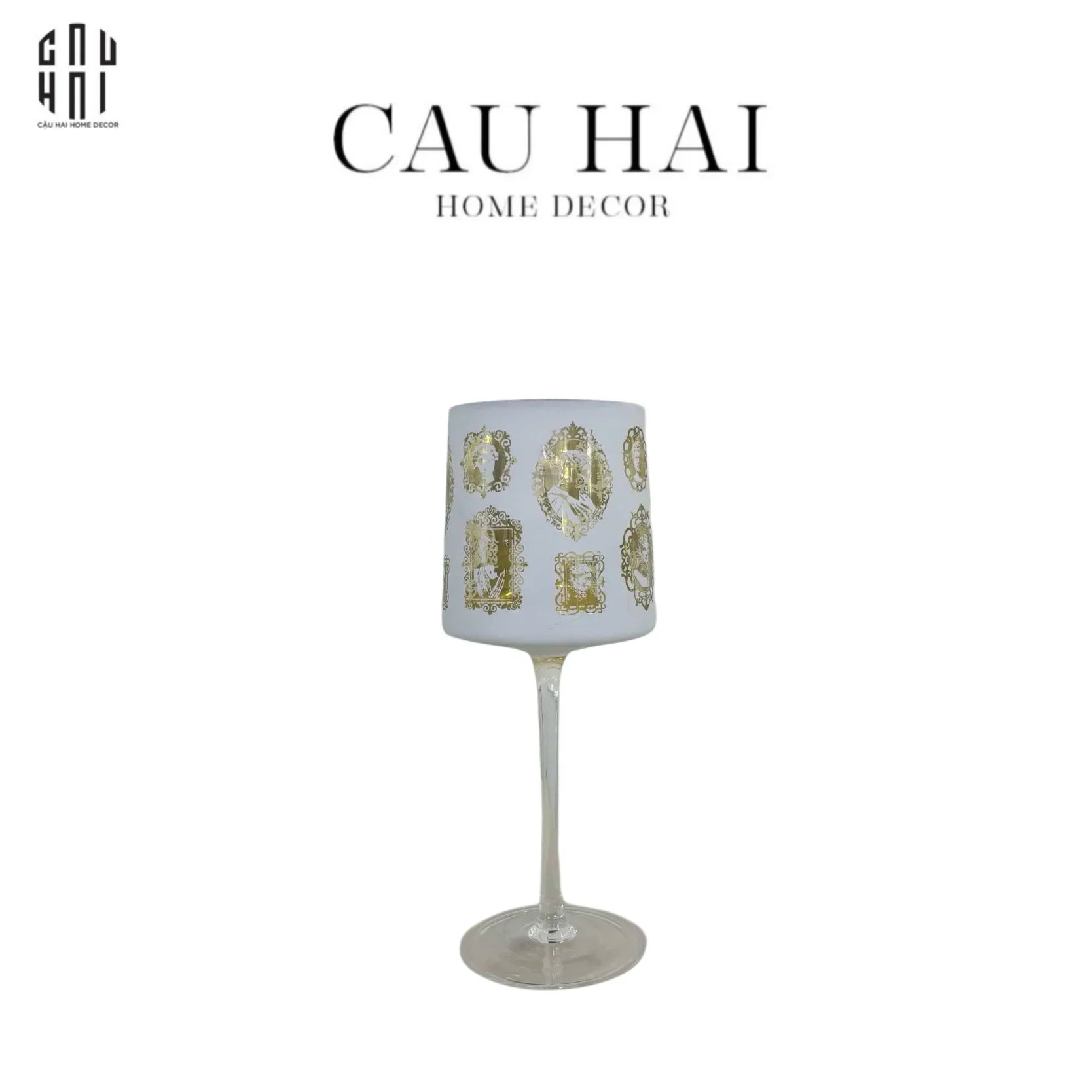 Ly Đựng Nến Royalty-LY THỦY TINH-CẬU HAI HOME DECOR