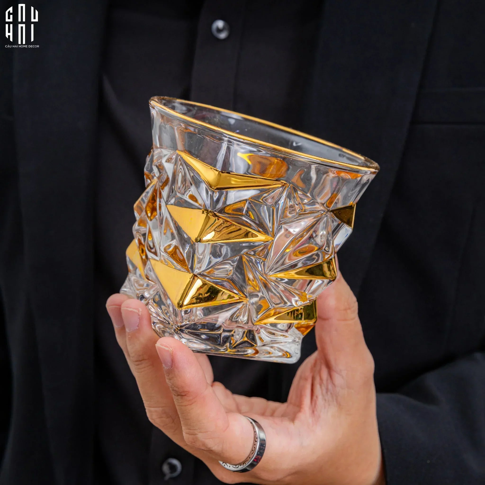Ly Gala Royale Ss25 Cristalleries Liqour Glasses-LY THỦY TINH-CẬU HAI HOME DECOR