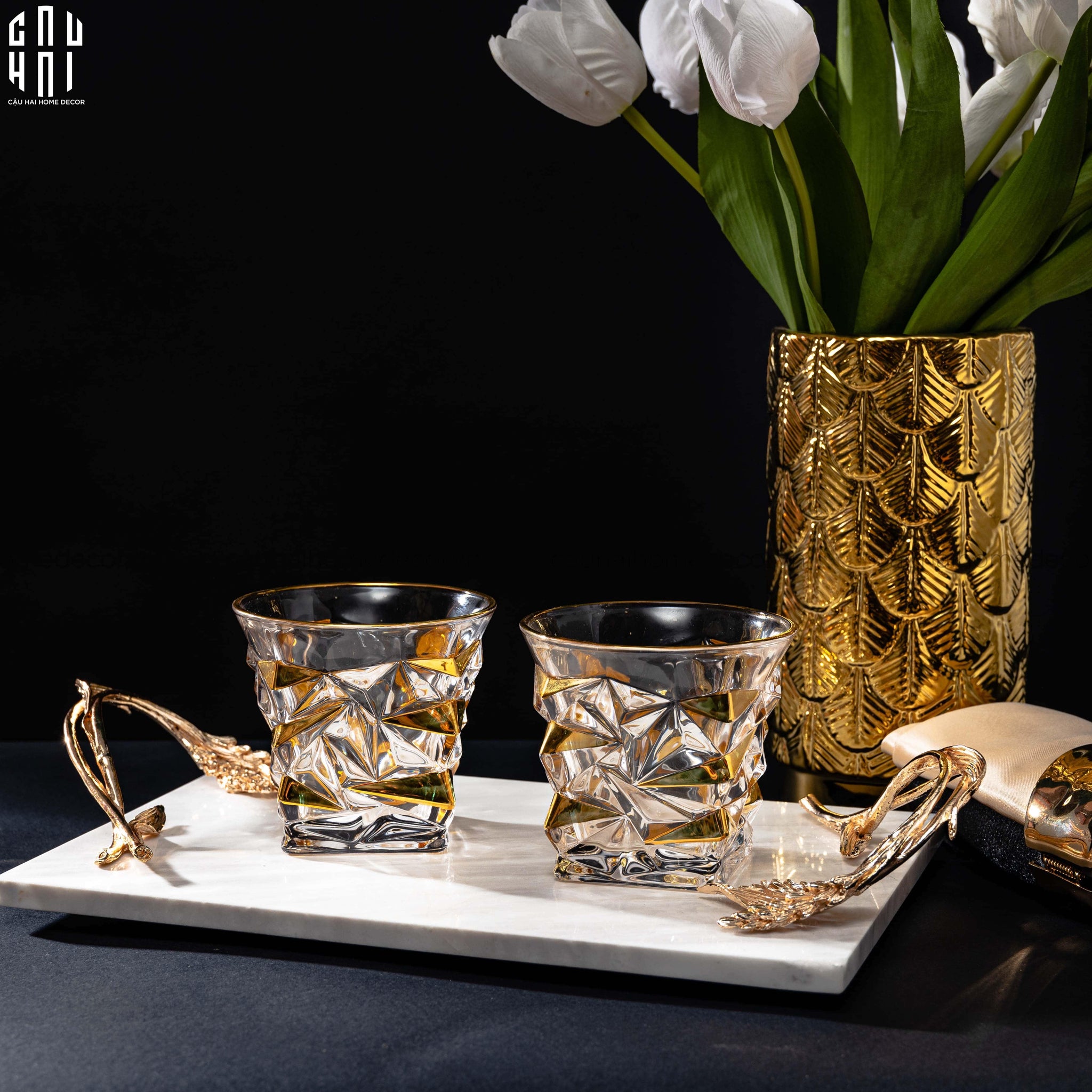 Ly Gala Royale Ss25 Cristalleries Liqour Glasses-LY THỦY TINH-CẬU HAI HOME DECOR