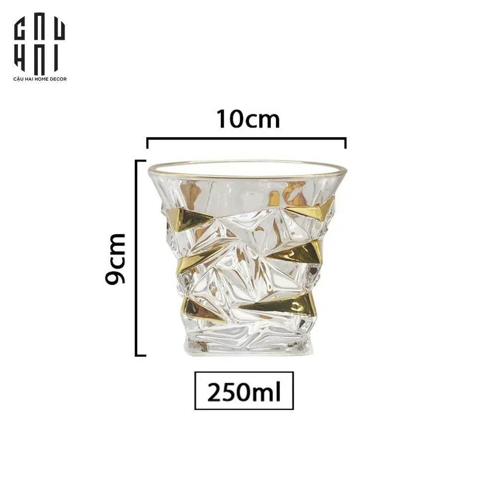 Ly Gala Royale Ss25 Cristalleries Liqour Glasses-LY THỦY TINH-CẬU HAI HOME DECOR