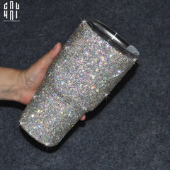 Ly Giữ Nhiệt Diamond Bling Bling Fancy 900Ml-LY THỦY TINH-CẬU HAI HOME DECOR