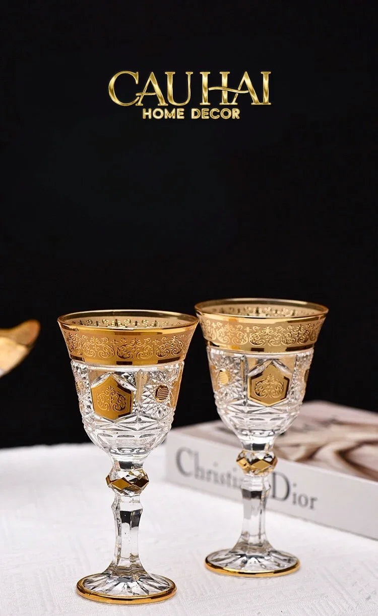 Ly Imperial Aureate Byzantine - Lumière D'Or Cristalleries Goblet-LY THỦY TINH-CẬU HAI HOME DECOR