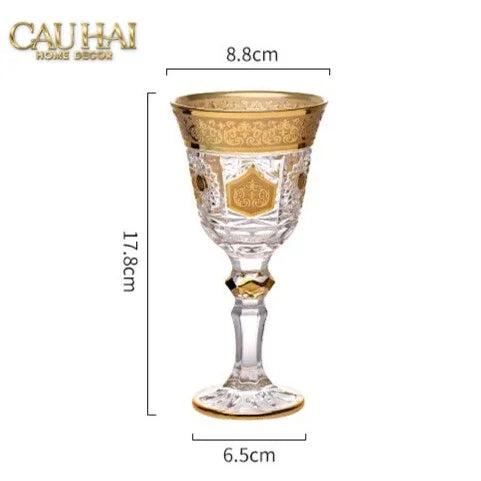 Ly Imperial Aureate Byzantine - Lumière D'Or Cristalleries Goblet-LY THỦY TINH-CẬU HAI HOME DECOR