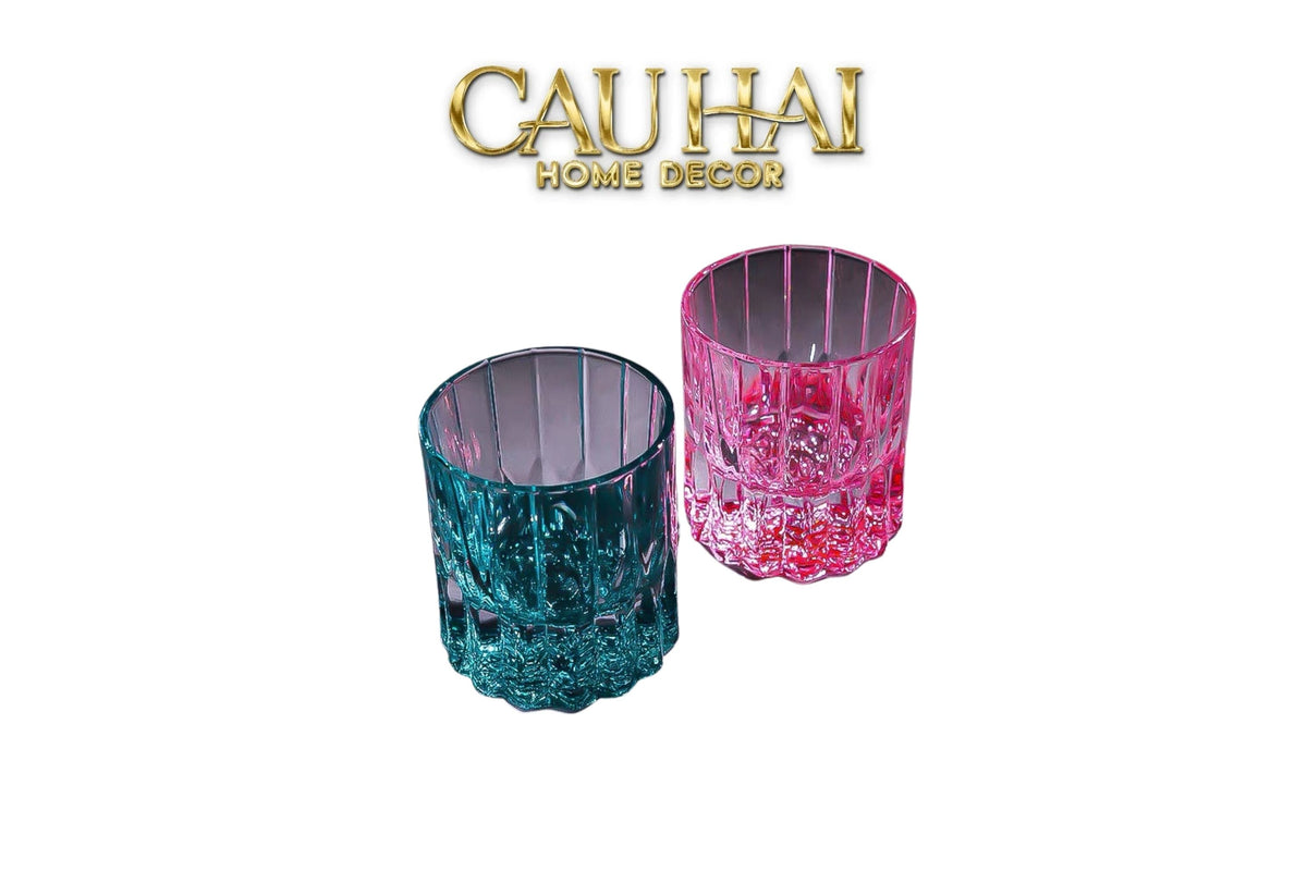 Ly Pha Lê Mirrored Cristalleries Whisky Glass-LY THỦY TINH-CẬU HAI HOME DECOR-CẬU HAI HOME DECOR