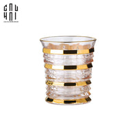 Ly Shot Brandy Whiskey Pha Lê Astral Allure Gold Lignes 320ml 11x10.5-LY THỦY TINH-CẬU HAI HOME DECOR