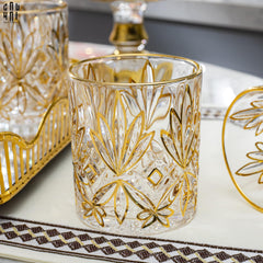 Ly Shot Brandy Whiskey Pha Lê Royale Palais Allure Gold Lignes 330mlyyy 8.2x9.4-LY THỦY TINH-CẬU HAI HOME DECOR