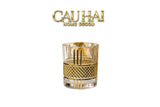 Ly Shot Brandy Whiskey Pha Lê Walter Allure Gold Lignes 310ml 9x10cm-LY THỦY TINH-CẬU HAI HOME DECOR