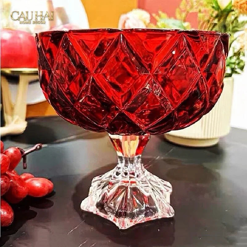 Ly Tráng Miệng Thuỷ Tinh Ruby Glacée Coupe Dessert-LY THỦY TINH-CẬU HAI HOME DECOR