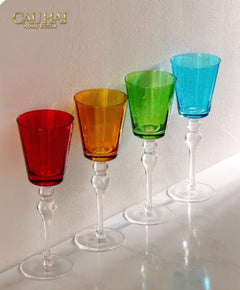Ly Vang Đỏ Thuỷ Tinh Crimson Peak Lily - Red Wine Glasses 8.5x25 260ml-LY THỦY TINH-CẬU HAI HOME DECOR