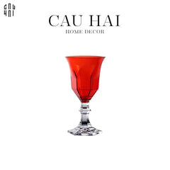 Ly Vang PP Acrylic Đỏ Alluriyyll - PP Acrylic Ruby Rouge Wines Glasses H18.5 270ML-LY THỦY TINH-CẬU HAI HOME DECOR