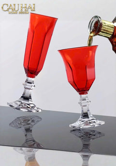 Ly Vang PP Acrylic Đỏ Alluriyyll - PP Acrylic Ruby Rouge Wines Glasses H18.5 270ML-LY THỦY TINH-CẬU HAI HOME DECOR