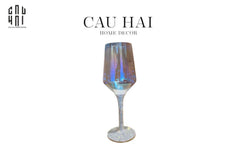 Ly Vang Thuỷ Tinh Đính Kim Cương - Diamond Bling Bling 6.5x23 450ML-LY THỦY TINH-CẬU HAI HOME DECOR