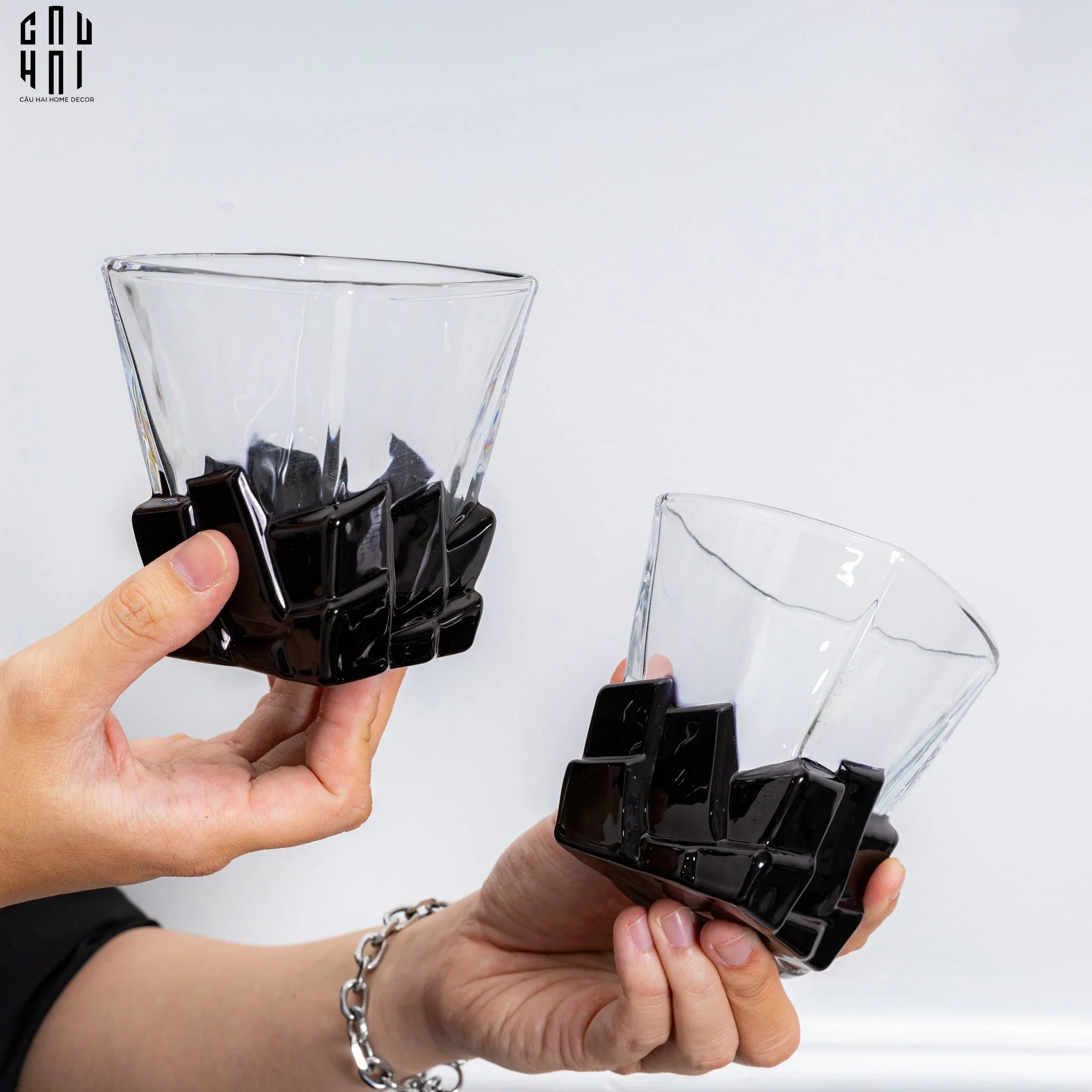 Ly Whiskey Thuỷ Tinh Black Ice Whiskey Glasses-LY THỦY TINH-CẬU HAI HOME DECOR