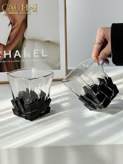 Ly Whiskey Thuỷ Tinh Black Ice Whiskey Glasses-LY THỦY TINH-CẬU HAI HOME DECOR