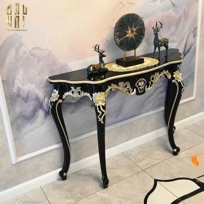 Maison Couture - Bàn Console "Lys De Versailles". - Hàng Đặt-LY THỦY TINH-CẬU HAI HOME DECOR