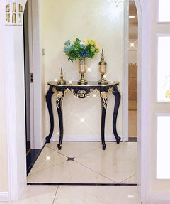 Maison Couture - Bàn Console "Lys De Versailles". - Hàng Đặt-LY THỦY TINH-CẬU HAI HOME DECOR