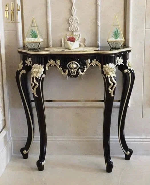 Maison Couture - Bàn Console "Lys De Versailles". - Hàng Đặt-LY THỦY TINH-CẬU HAI HOME DECOR