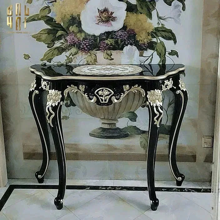 Maison Couture - Bàn Console "Lys De Versailles". - Hàng Đặt-LY THỦY TINH-CẬU HAI HOME DECOR