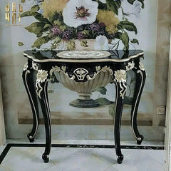 Maison Couture - Bàn Console "Lys De Versailles". - Hàng Đặt-LY THỦY TINH-CẬU HAI HOME DECOR