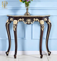 Maison Couture - Bàn Console "Lys De Versailles". - Hàng Đặt-LY THỦY TINH-CẬU HAI HOME DECOR