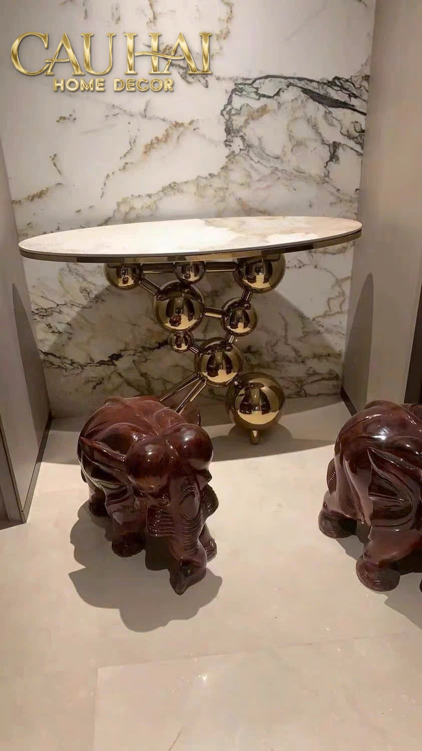 Maison Couture - Bàn Console Trang Trí Cao Cấp Sphère Royale Table-BÀN SOFA-CẬU HAI HOME DECOR-CẬU HAI HOME DECOR