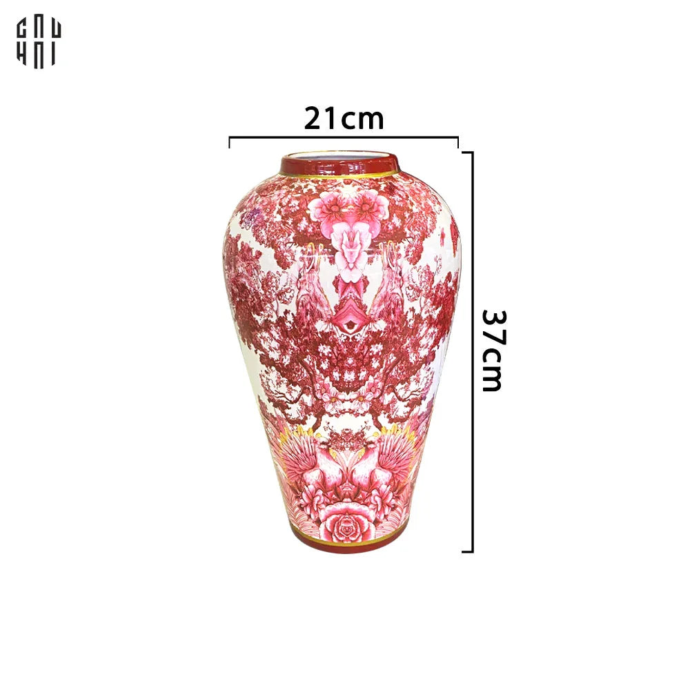 Maison Couture - Bình Hoa Ceramic Jungle Pinky By D.O Ss25-BÌNH HOA-CẬU HAI HOME DECOR