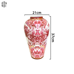 Maison Couture - Bình Hoa Ceramic Jungle Pinky By D.O Ss25-BÌNH HOA-CẬU HAI HOME DECOR