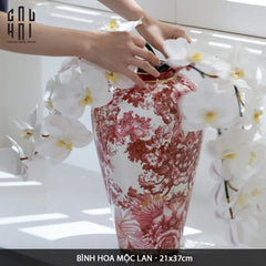 Maison Couture - Bình Hoa Ceramic Jungle Pinky By D.O Ss25-BÌNH HOA-CẬU HAI HOME DECOR