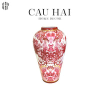 Maison Couture - Bình Hoa Ceramic Jungle Pinky By D.O Ss25-BÌNH HOA-CẬU HAI HOME DECOR