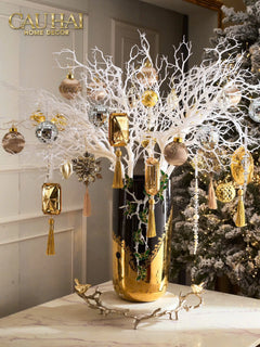 Maison Couture - Bình Hoa Đá Quý Allure Opulance Vase "The Habsburg Treasure" H43-BÌNH HOA-CẬU HAI HOME DECOR
