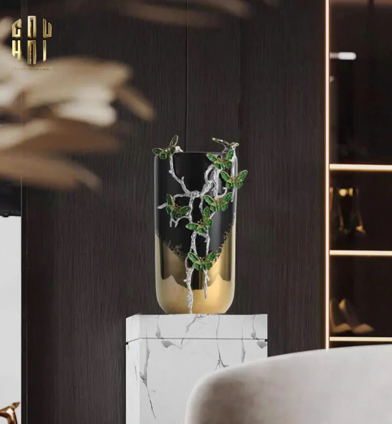 Maison Couture - Bình Hoa Đá Quý Allure Opulance Vase "The Habsburg Treasure" H43-BÌNH HOA-CẬU HAI HOME DECOR