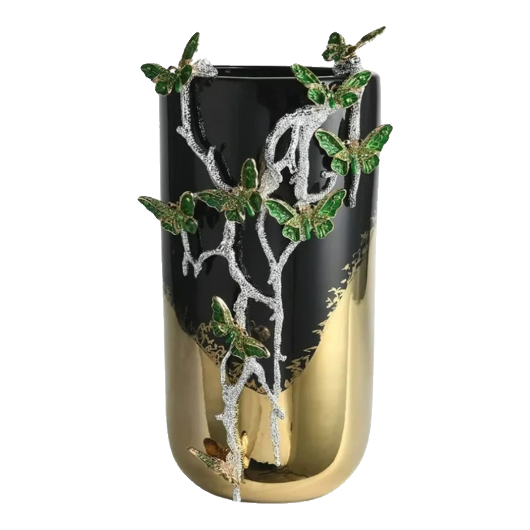 Maison Couture - Bình Hoa Đá Quý Allure Opulance Vase "The Habsburg Treasure" H43