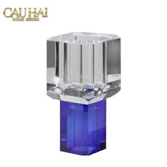 Maison Couture - Bình Hoa Pha Lê Atelier Émeraude Crystal Geometric Vessel 10x19-BÌNH HOA-CẬU HAI HOME DECOR