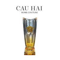 Maison Couture - Bình Hoa Pha Lê Goblet V Class Azure Medusa Cristalleries Vase H36-CẬU HAI HOME DECOR