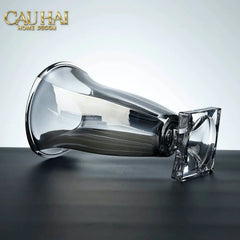 Maison Couture - Bình Hoa Pha Lê L’Atelier Medusa Midnight Goblet Cristallerie Vase 33-CẬU HAI HOME DECOR