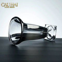 Maison Couture - Bình Hoa Pha Lê L’Atelier Medusa Midnight Goblet Cristallerie Vase 33-CẬU HAI HOME DECOR