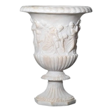 Maison Couture - Bình Hoa Phù Điêu Đá Sa Thạch Giả Ngọc - Amphora Des Dieux Dionysien - Patrimoine H47xM35-BÌNH HOA-Đối tác tại Trung Quốc theo từng đơn đặt hàng-CẬU HAI HOME DECOR